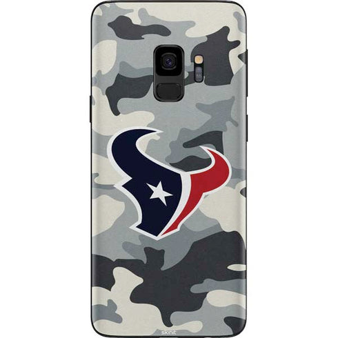 NFL Houston Texans Camo Galaxy S9 Skin