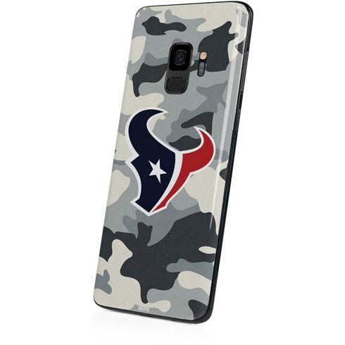 NFL Houston Texans Camo Galaxy S9 Skin