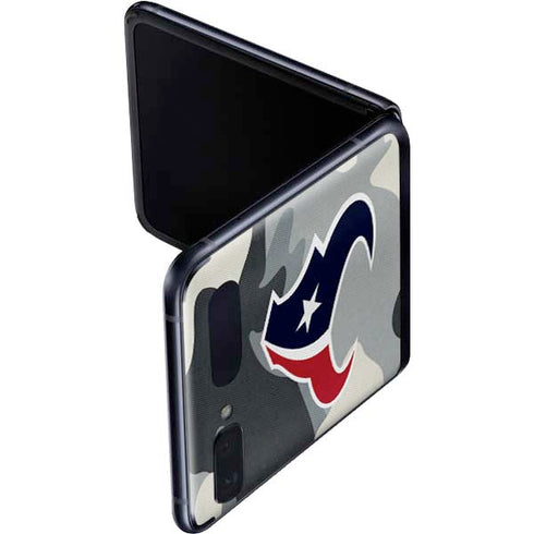 NFL Houston Texans Camo Galaxy Z Flip Skin