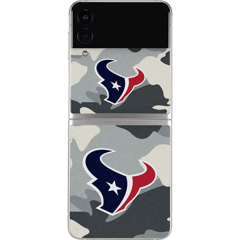 NFL Houston Texans Camo Galaxy Z Flip3 5G Skin