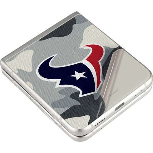NFL Houston Texans Camo Galaxy Z Flip3 5G Skin