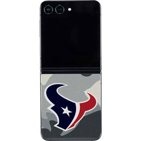 NFL Houston Texans Camo Galaxy Z Flip5 5G Skin