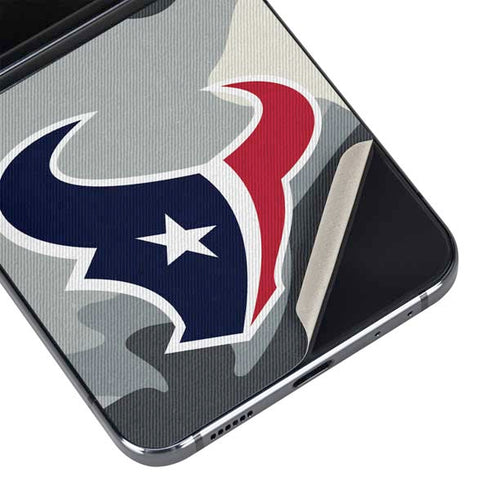 NFL Houston Texans Camo Galaxy Z Flip5 5G Skin