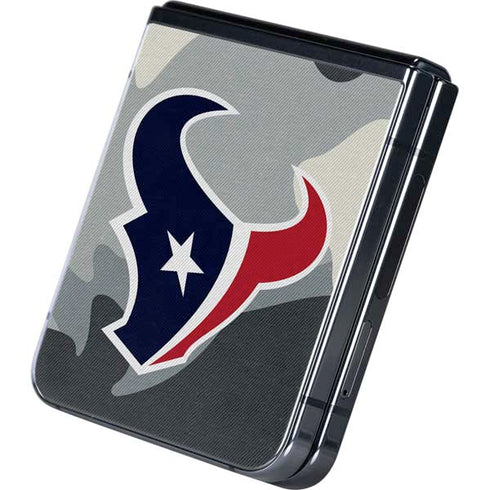 NFL Houston Texans Camo Galaxy Z Flip5 5G Skin