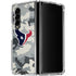 NFL Houston Texans Camo Galaxy Z Fold4 5G Clear Case