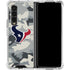 NFL Houston Texans Camo Galaxy Z Fold4 5G Clear Case