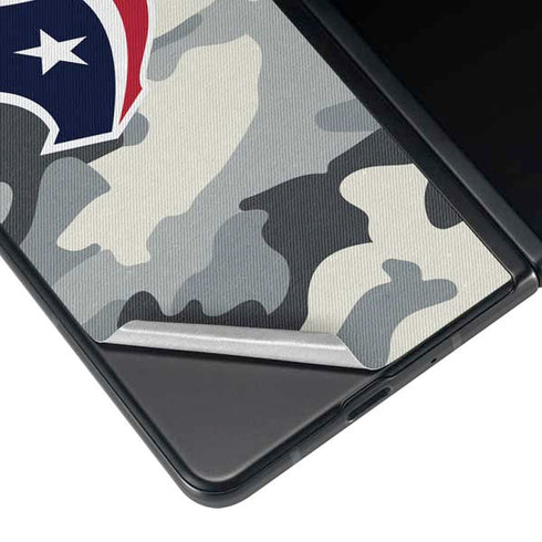 NFL Houston Texans Camo Galaxy Z Fold4 5G Skin