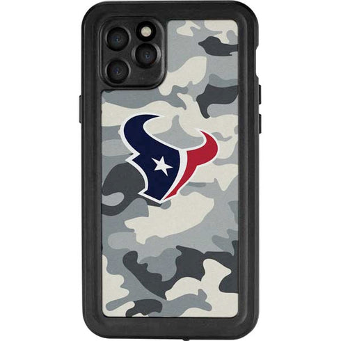 NFL Houston Texans Camo iPhone 11 Pro Waterproof Case