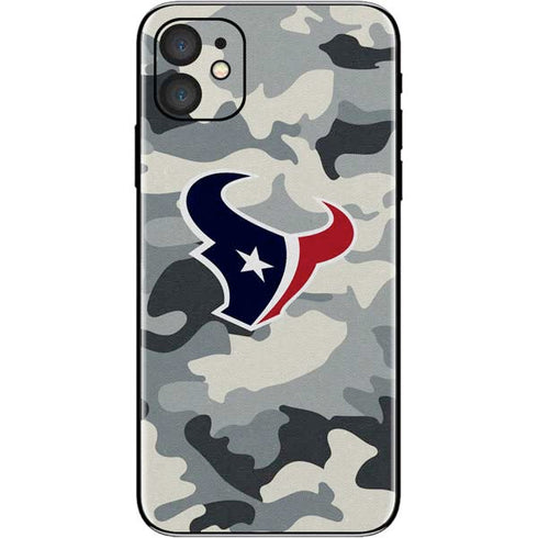 NFL Houston Texans Camo iPhone 11 Skin
