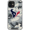 NFL Houston Texans Camo iPhone 12 Mini Clear Case