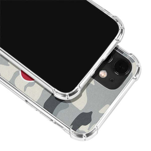 NFL Houston Texans Camo iPhone 12 Mini Clear Case