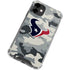 NFL Houston Texans Camo iPhone 12 Mini Clear Case