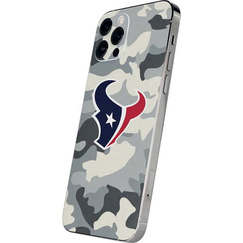 NFL Houston Texans Camo iPhone 12 Pro Max Skin