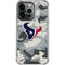 NFL Houston Texans Camo iPhone 13 Pro Clear Case