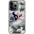 NFL Houston Texans Camo iPhone 13 Pro Clear Case