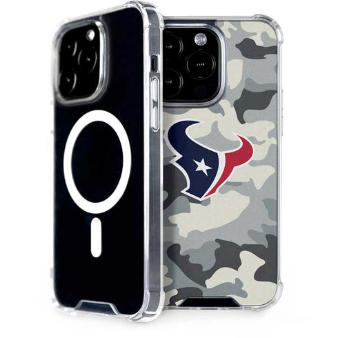 NFL Houston Texans Camo iPhone 13 Pro MagSafe Case