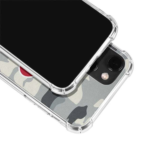 NFL Houston Texans Camo iPhone 14 Clear Case