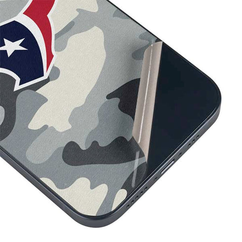NFL Houston Texans Camo iPhone 15 Plus Skin