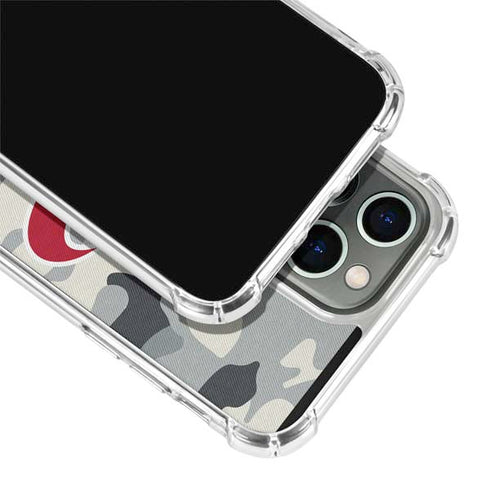 NFL Houston Texans Camo iPhone 15 Pro Clear Case