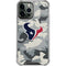 NFL Houston Texans Camo iPhone 14 Pro Max Clear Case