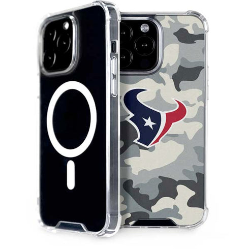 NFL Houston Texans Camo iPhone 15 Pro Max MagSafe Case