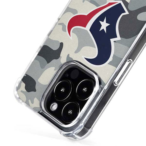 NFL Houston Texans Camo iPhone 15 Pro Max MagSafe Case