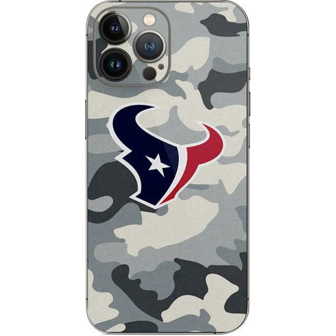 NFL Houston Texans Camo iPhone 14 Pro Max Skin