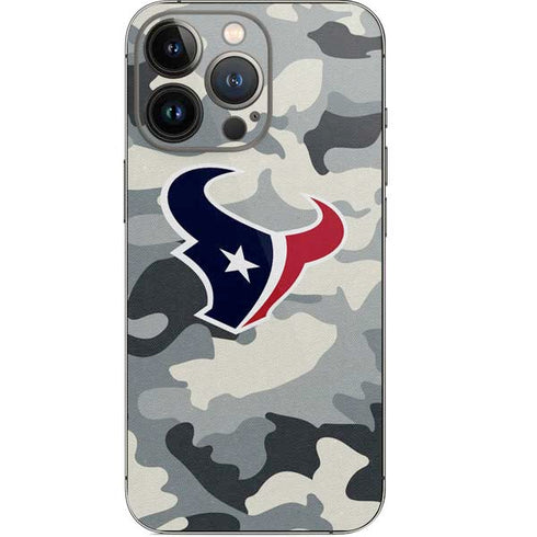 NFL Houston Texans Camo iPhone 15 Pro Skin