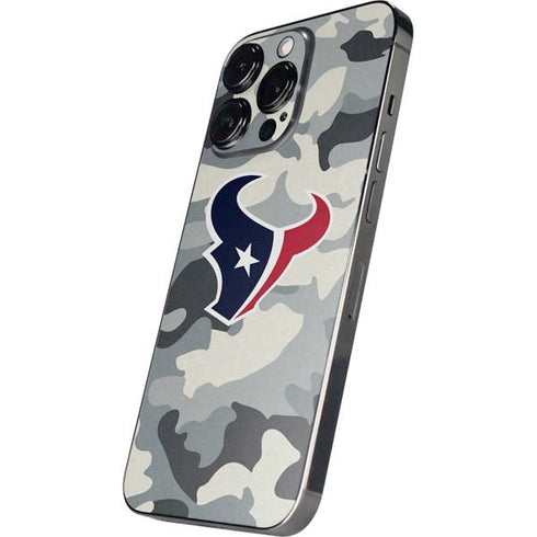 NFL Houston Texans Camo iPhone 15 Pro Skin
