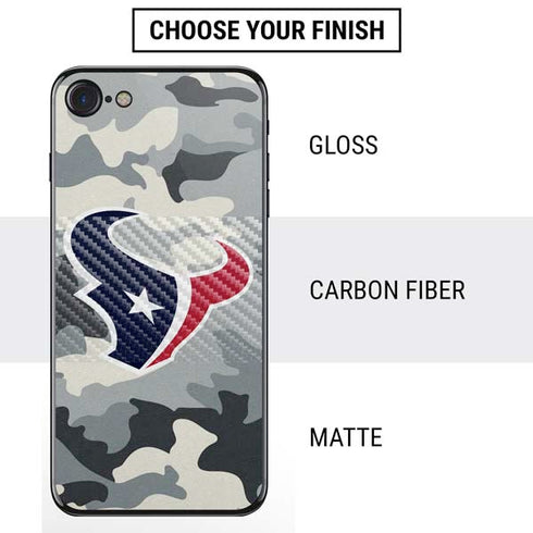 NFL Houston Texans Camo iPhone SE (2nd & 3rd Gen) Skin