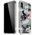 NFL Houston Texans Camo iPhone X/XS Clear Case