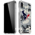 NFL Houston Texans Camo iPhone XR Clear Case