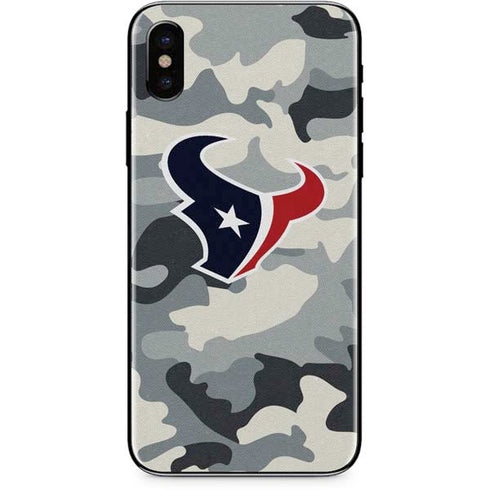 NFL Houston Texans Camo iPhone XS Max Skin