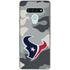 NFL Houston Texans Camo LG Stylo 6 Clear Case