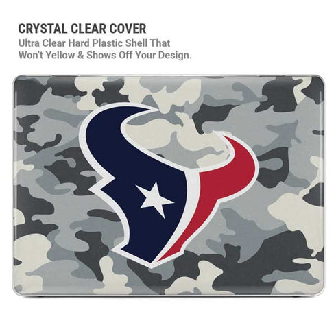 NFL Houston Texans Camo MacBook Air 15in (2023-2025) Case plus Skin