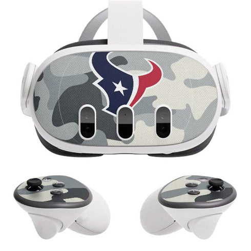 NFL Houston Texans Camo Meta Quest 3 Skin