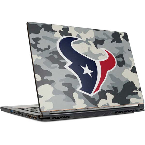 NFL Houston Texans Camo MSI GS65 Stealth Laptop Skin