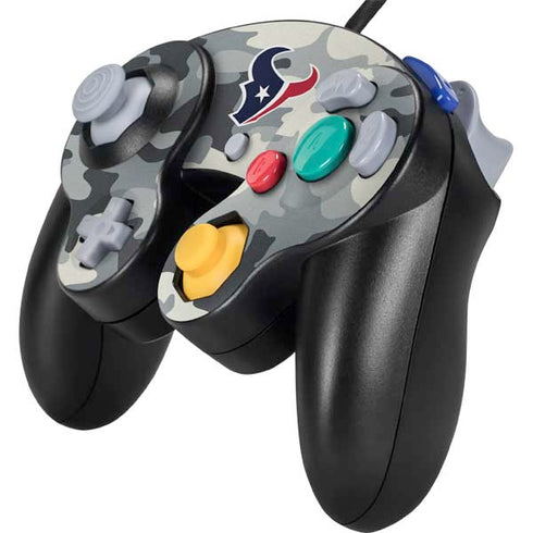 NFL Houston Texans Camo Nintendo GameCube Controller Skin