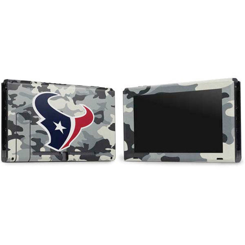NFL Houston Texans Camo Nintendo Switch Bundle Skin