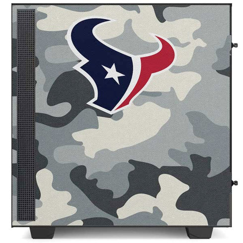 NFL Houston Texans Camo NZXT H510 Compact ATX Mid-Tower Case Skin