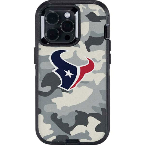 NFL Houston Texans Camo Otterbox Defender iPhone Skin