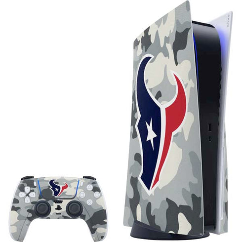 NFL Houston Texans Camo PS5 Bundle Skin