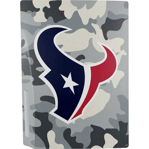NFL Houston Texans Camo PS5 Console Skin
