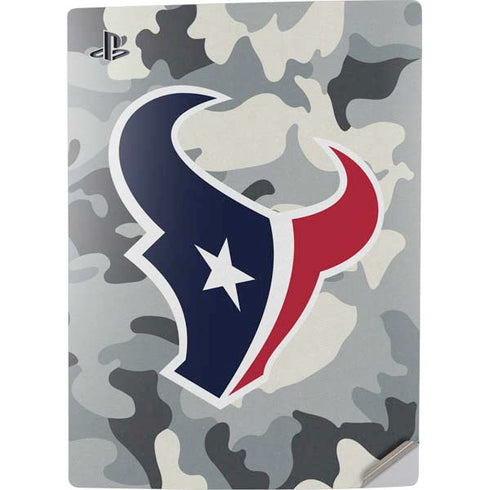 NFL Houston Texans Camo PS5 Digital Edition Console Skin