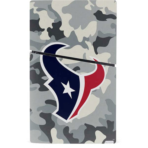NFL Houston Texans Camo PS5 Slim Digital Edition Bundle Skin
