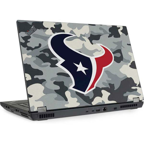 NFL Houston Texans Camo Lenovo ThinkPad Skin