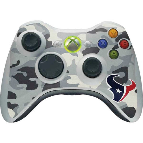 NFL Houston Texans Camo Xbox 360 Wireless Controller Skin