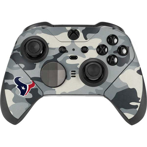 NFL Houston Texans Camo Xbox Elite Wireless Controller Series 2 Skin