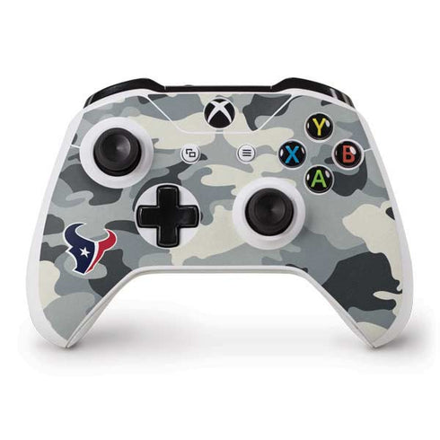 NFL Houston Texans Camo Xbox One S Controller Skin
