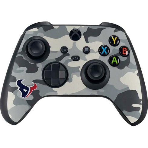 NFL Houston Texans Camo Xbox Series X Bundle Skin